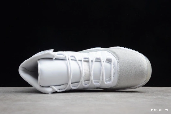 SilverVast Air White 11 AR0715-100 Metallic Jordan AR0715-100 Grey WMNS 0825